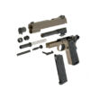 R28 (TG-2) 1911 Colt airsoft GBB pisztoly - Dark Earth/Barna [Army Armament]