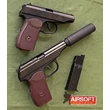 WE Makarov PM Airsoft GBB pisztoly hangtompítóval