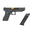 E&C-1202 John Wick TTI Glock 34 Airsoft Pisztoly GBB Fekete-arany