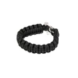 Paracord karkötő U csattal Fekete 