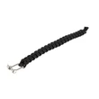 Paracord karkötő U csattal Fekete 