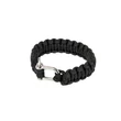 Paracord karkötő fém U csattal.