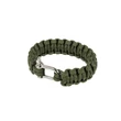 Paracord karkötő fém U csattal 