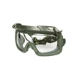 Taktikai airsoft védőszemüveg 2in1 Olive