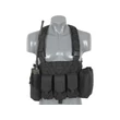 Commando Recon Chest Harness airsoft taktikai málha mellény Fekete