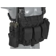 Commando Recon Chest Harness airsoft taktikai málha mellény FeketeCommando Recon Chest Harness airsoft taktikai málha mellény Fekete