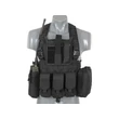 Commando Recon Chest Harness airsoft taktikai málha mellény Fekete