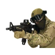 Airsoft álca maszk, kámzsa Coyote