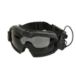 Ventilátoros airsoft védőszemüveg fekete