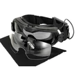 Ventilátoros airsoft védőszemüveg fekete