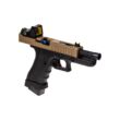 Raven Vorsk Glock18 Vented Fekete/TAN sorozatlövő GEN.4 + BDS RED-DOT airsoft GBB pisztoly