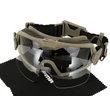 Ventilátoros airsoft védőszemüveg Tan