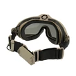 Ventilátoros airsoft védőszemüveg Tan
