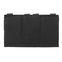 Elasztikus M4/M16/AK74 tripla tárzseb BK