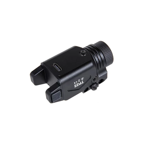 Taktikai LED airsoft Pisztolylámpa TP25 Fekete Szett Theta Optics