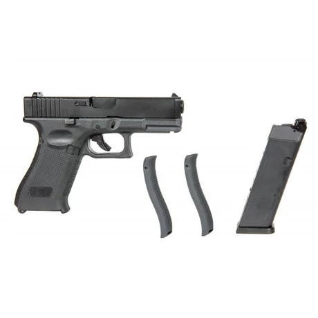 E&C-1302 airsoft Glock 23 GBB Fekete