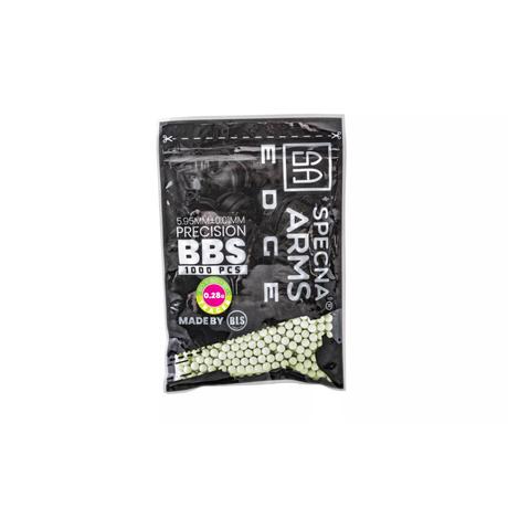 Specna Arms Edge bb 0,28g Tracer 1000db Zöld BIO airsoft bb lövedék