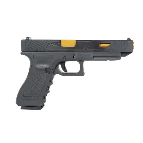E&C-1202 John Wick TTI Glock 34 Airsoft Pisztoly GBB Fekete-arany