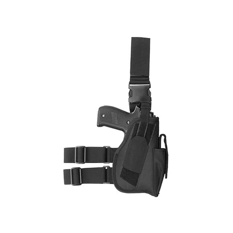 Airsoft pisztoly combtok Normál fekete Fix