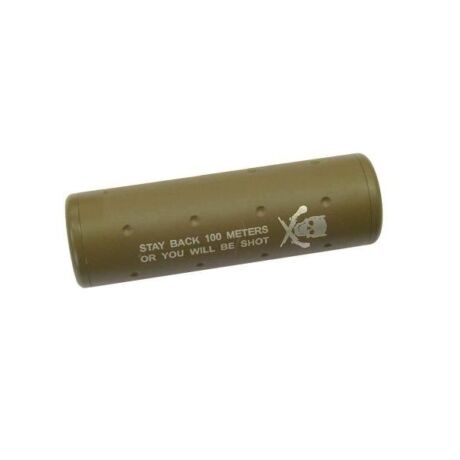 SF type 130mm airsoft hangtompító Coyote