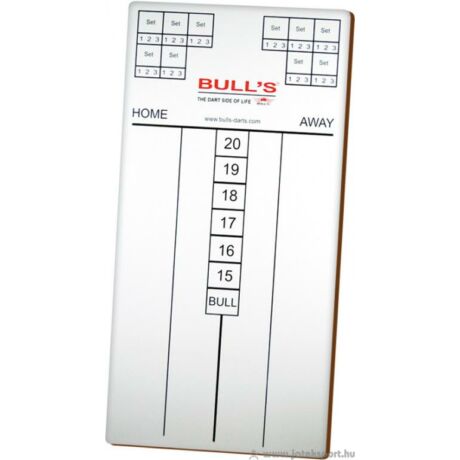 Bull&#039;s Darts felíró tábla vékony