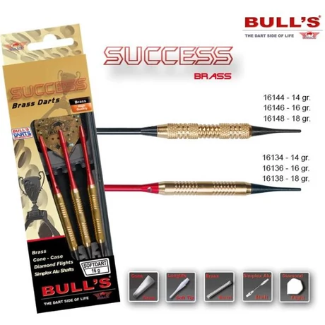 Dart szett Bull''''s Success soft 18g