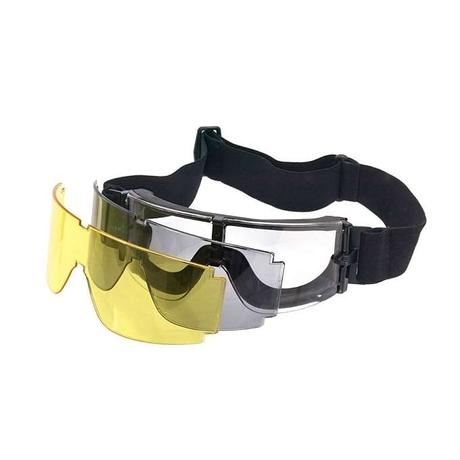 GX-1000 airsoft védőszemüveg 3 lencsés csomag