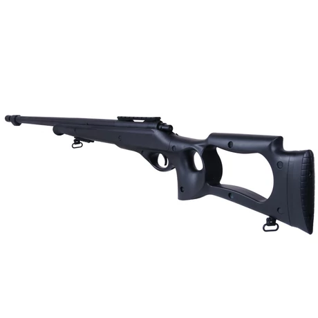 MB10 [WELL] airsoft springes sniper puska fekete Mesterlövész, Sniper, 