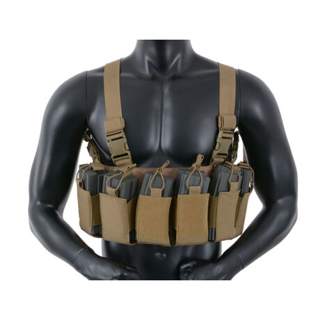 Open top AK/M4 chest rig coyote