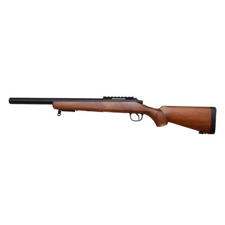 MB-02F Wooden Sniper airsoft puska, springes airsoft