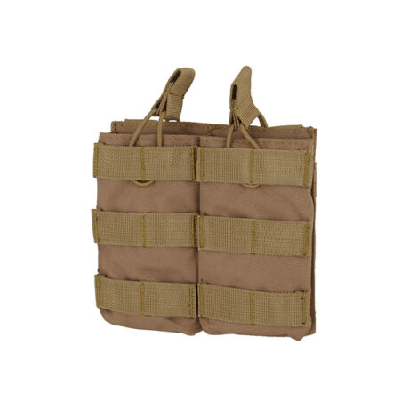 Open Top M4/M16 molle dupla tárzseb 5,56×45 Coyote