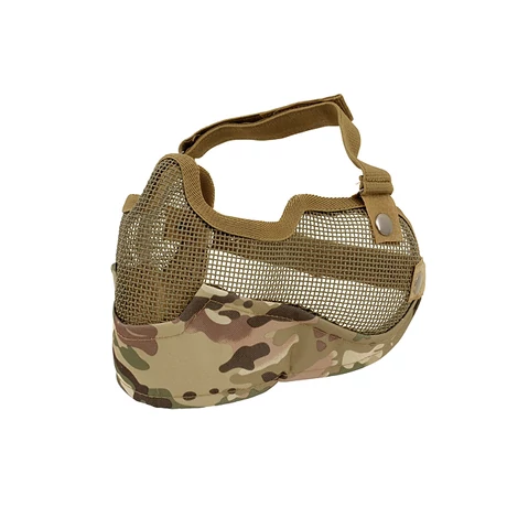 Nagy rácsos airsoft védőmaszk Multicam