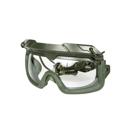 Taktikai airsoft védőszemüveg 2in1 Olive