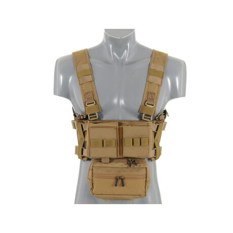 Micro MK3 Chest Rig airsoft mellény Coyote Brown (Emerson)