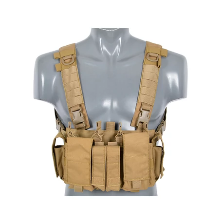 Patrol Chest Rig Taktikai Mellény M16/AK47/M14 Coyote