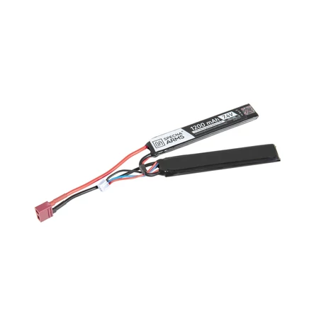 Specna Arms airsoft LiPo akkumulátor 7,4V 1200mAh 15/30C T csatlakozó