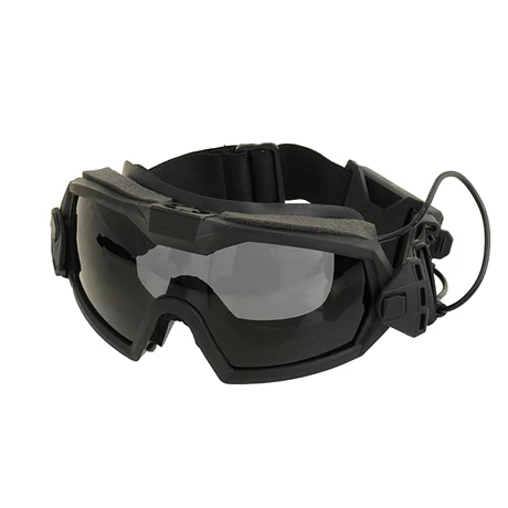 Ventilátoros airsoft védőszemüveg fekete