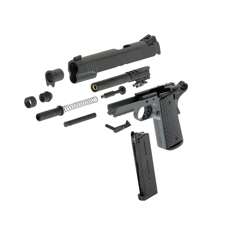 R28 (TG-2) 1911 Colt airsoft GBB pisztoly - Fekete/Szürke [Army Armament]