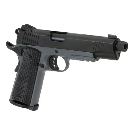 R28 (TG-2) 1911 Colt airsoft GBB pisztoly - Fekete/Szürke [Army Armament]