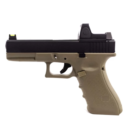 Raven Glock17 Tan GEN.4 BDS Red-dot airsoft pisztoly