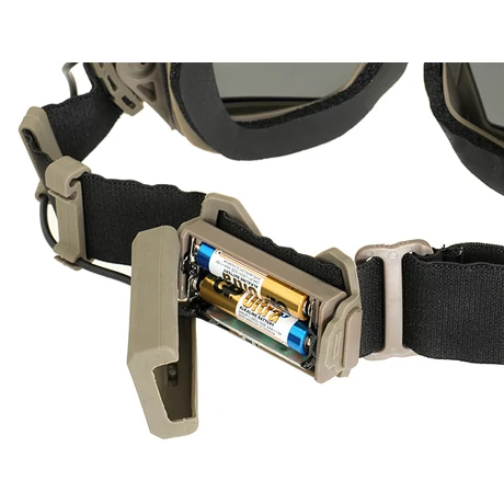 Ventilátoros airsoft védőszemüveg Tan