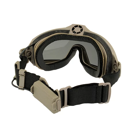 Ventilátoros airsoft védőszemüveg Tan